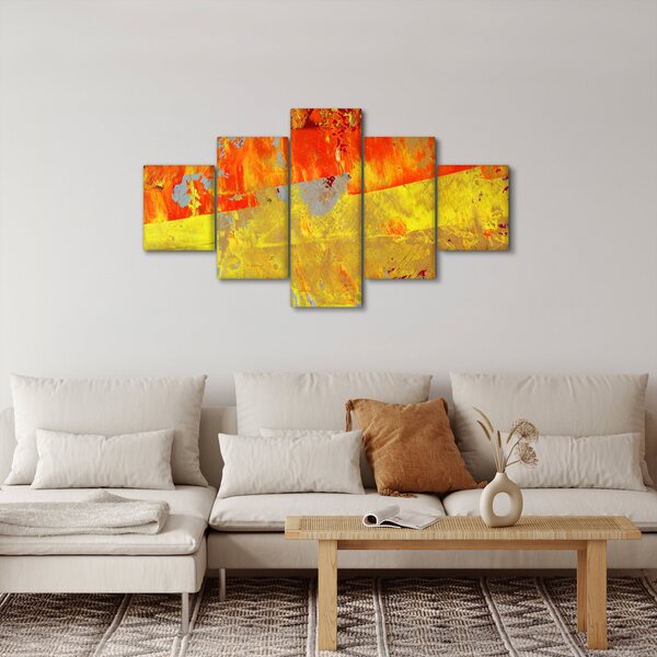 Obraz abstrakce - malba (125x70 cm)