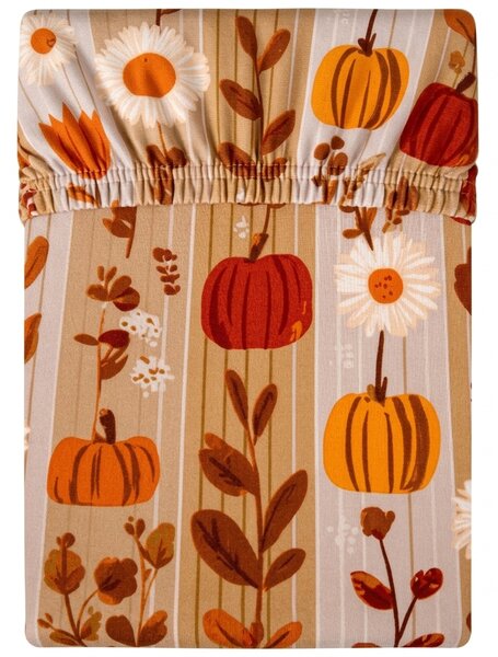 Prostěradlo z mikrovlákna PUMPKIN STRIPES barevné 90x200 cm