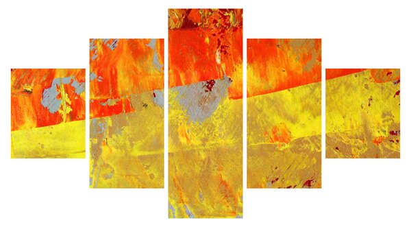 Obraz abstrakce - malba (125x70 cm)