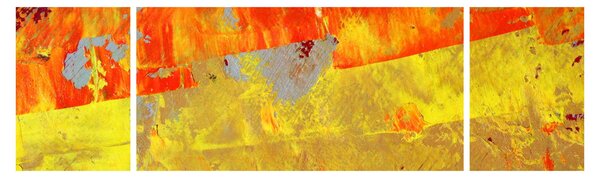 Obraz abstrakce - malba (170x50 cm)