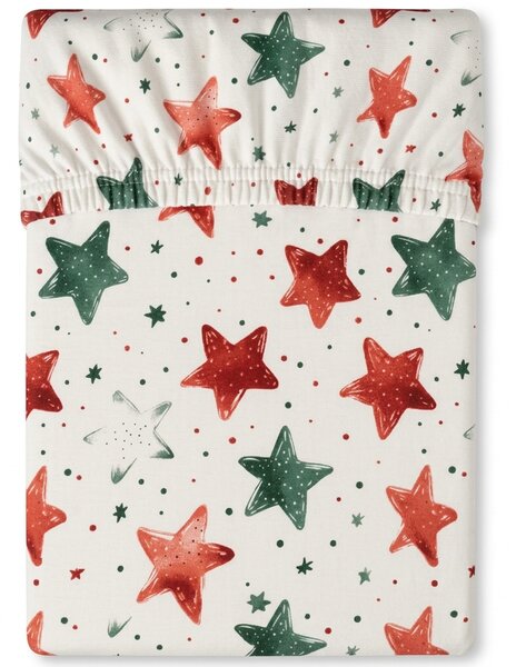 Prostěradlo z mikrovlákna COLORFUL STARS barevné 90x200 cm