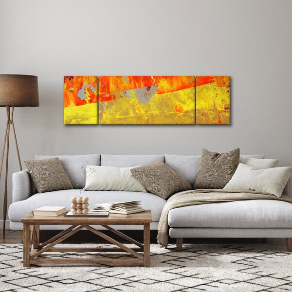 Obraz abstrakce - malba (170x50 cm)