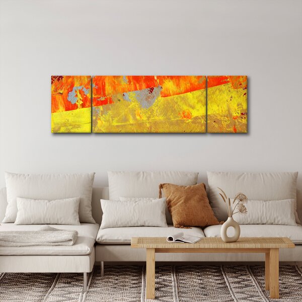 Obraz abstrakce - malba (170x50 cm)