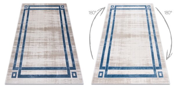 Koberec NOBLE 1539 68 vintage - krém / nebeský