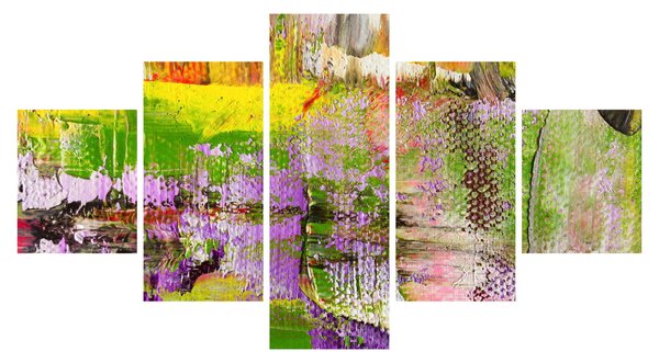 Obraz abstrakce - malba (125x70 cm)