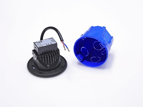LED2 2390553 Svítidlo WALK II R, B 3W 3000K/4000K/6000K zápustná černá - LED2 Lighting
