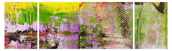 Obraz abstrakce - malba (170x50 cm)