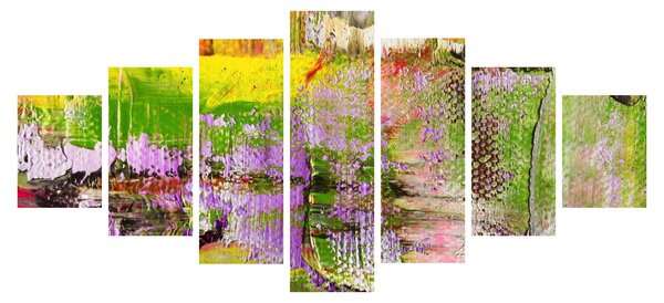 Obraz abstrakce - malba (210x100 cm)