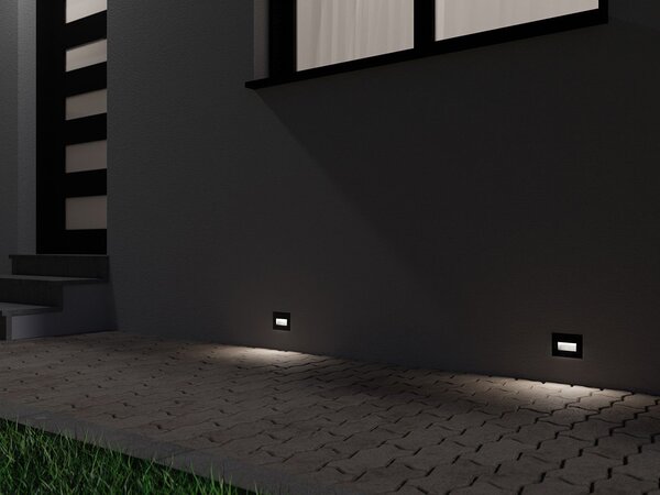LED2 2390753 Svítidlo WALK II QG, B 5W 3000K/4000K/6000K zápustná černá - LED2 Lighting