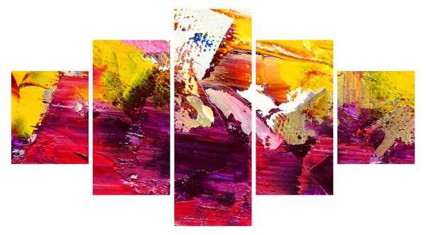 Obraz abstrakce - malba (125x70 cm)