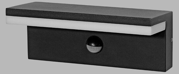 LED2 5400254 HUGO II, A IR 9W 3000K/4000K nástěnná antracit s čidlem - LED2 Lighting