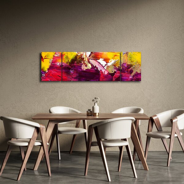 Obraz abstrakce - malba (170x50 cm)