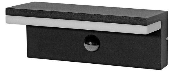 LED2 5400254 HUGO II, A IR 9W 3000K/4000K nástěnná antracit s čidlem - LED2 Lighting