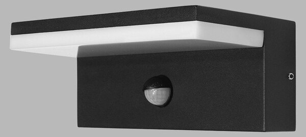 LED2 5400254 HUGO II, A IR 9W 3000K/4000K nástěnná antracit s čidlem - LED2 Lighting