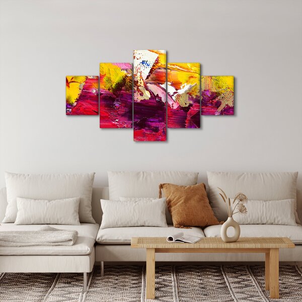 Obraz abstrakce - malba (125x70 cm)