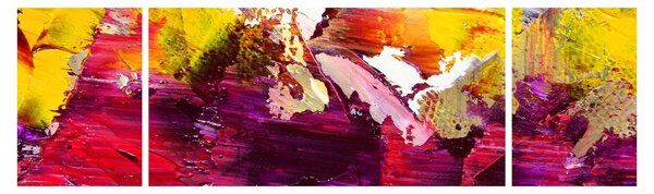 Obraz abstrakce - malba (170x50 cm)