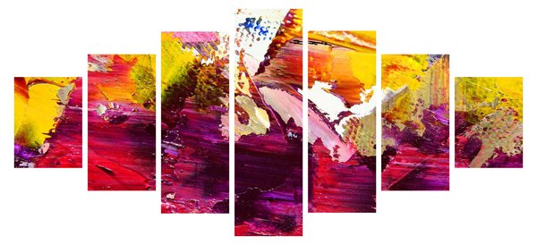 Obraz abstrakce - malba (210x100 cm)