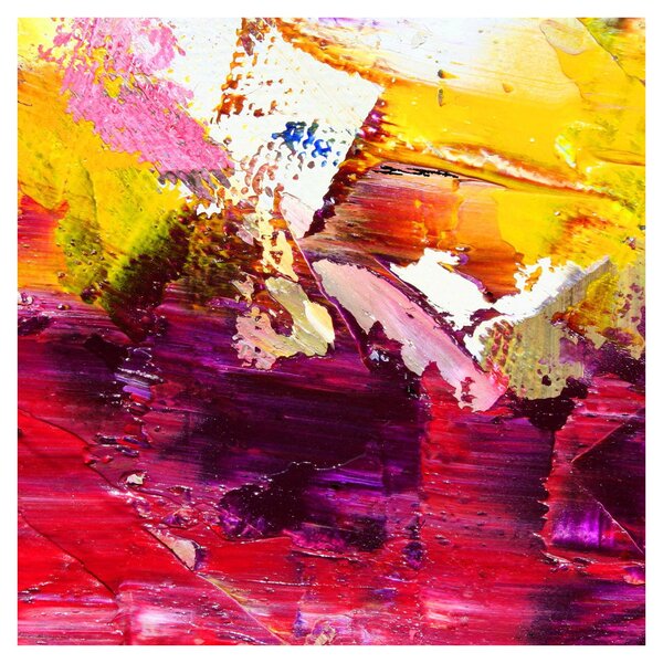 Obraz abstrakce - malba (30x30 cm)
