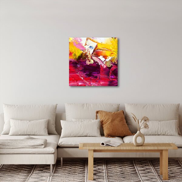 Obraz abstrakce - malba (30x30 cm)