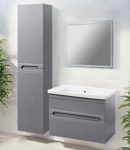 Lavedo Aria Grey 65 koupelnová skříňka s umyvadlem
