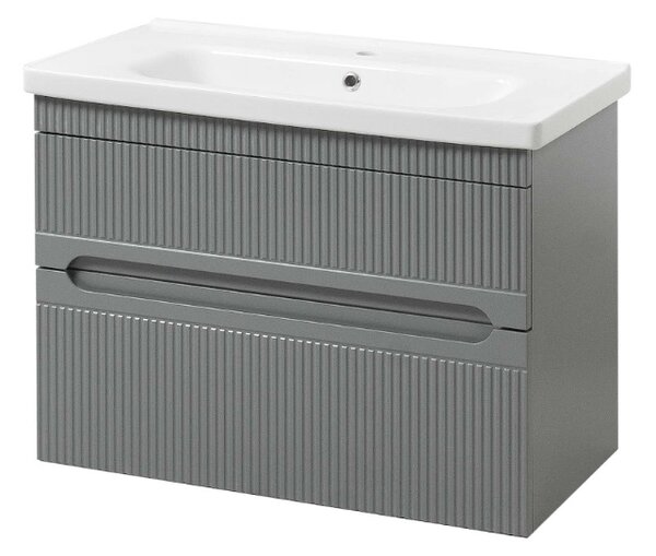Lavedo Aria Air Grey 80 koupelnová skříňka s umyvadlem