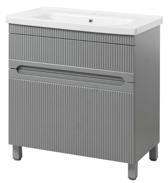 Lavedo Aria Grey 80 koupelnová skříňka s umyvadlem