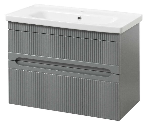 Lavedo Aria Air Grey 65 koupelnová skříňka s umyvadlem