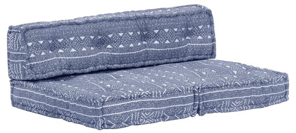 Pouf indigový textil