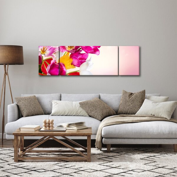 Obraz tulipánů (170x50 cm)