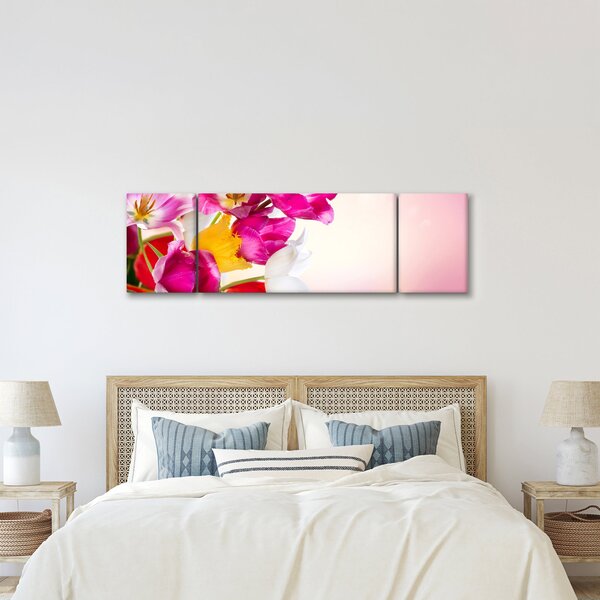 Obraz tulipánů (170x50 cm)