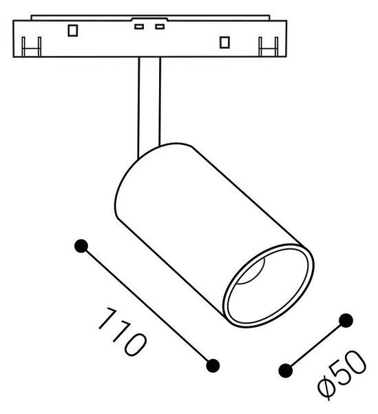 LED2 6094141 LED2 Lištové svítidlo MAGO II M, W 10W 4000K bílá - LED2 Lighting