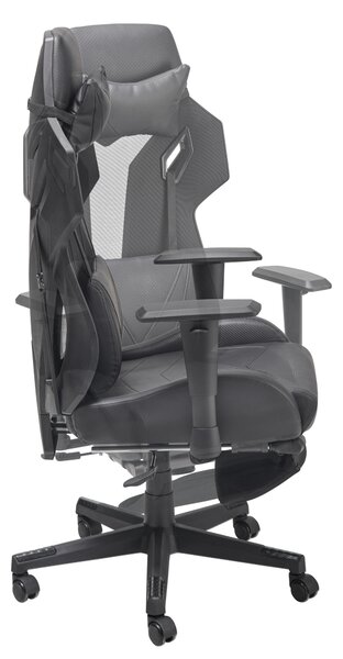 HERNÍ ŽIDLE, vzhled kůže, síťovina, černá MID.YOU - Online Only kancelářské židle, Online Only