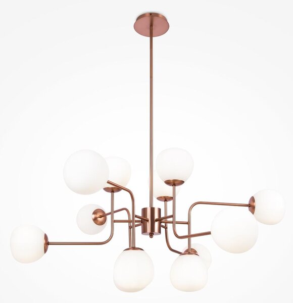 Maytoni Závěsné svítidlo ERICH, 12xE14, š. 110 cm Barva: Nikl
