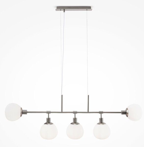 Maytoni Závěsné svítidlo ERICH, 5xE14, š. 120 cm Barva: Nikl