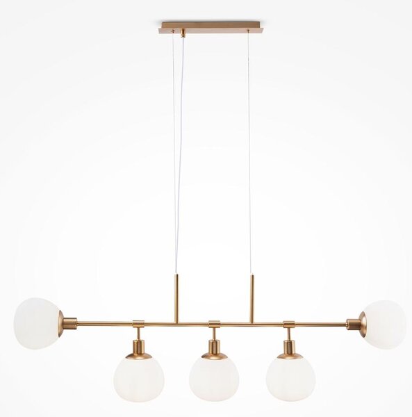 Maytoni Závěsné svítidlo ERICH, 5xE14, š. 120 cm Barva: Nikl