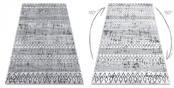 Koberec SIERRA G6042 geometrický, etno - jasně šedý