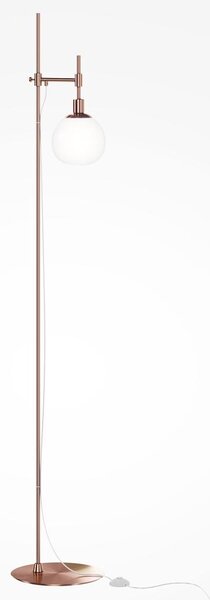 Maytoni Stojací lampa ERICH, 40W, v. 155 cm, 1xE14 Barva: Nikl