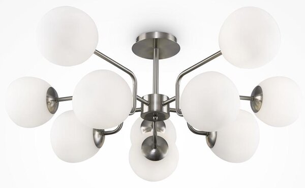 Maytoni Závěsné svítidlo ERICH, 10xE14, Ø 90,7 cm Barva: Nikl