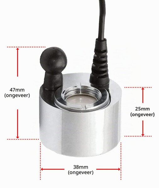 Topný disk Glazen Opti-Myst s převodníkem RM-1220 pro elektrické nástěnné krbové vložky