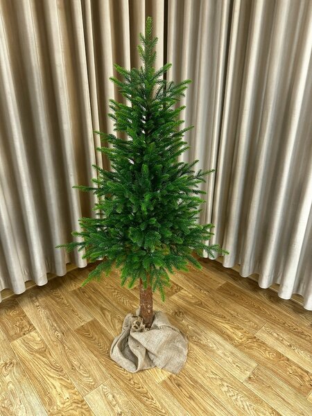 3D vánoční stromek v jutě 165cm