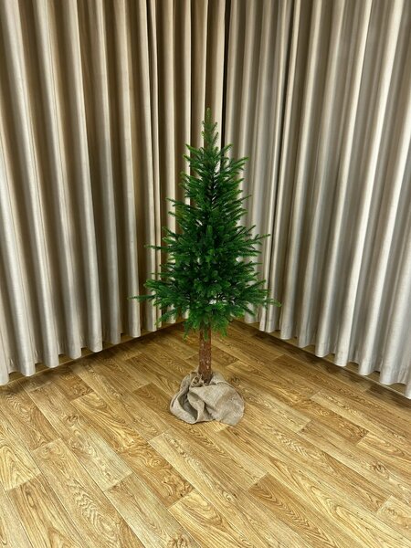 3D vánoční stromek v jutě 165cm