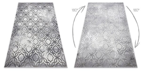 Koberec NOBLE 1532 45 koniczyna marokánska - šedý