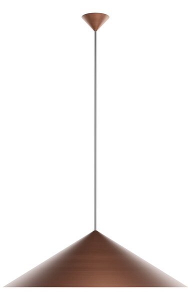 Redo 01-4622 Konos, měděné kónické závěsné svítidlo 1xE27, průměr 75cm