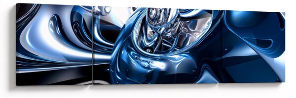 Obraz abstrake - kruhy (170x50 cm)