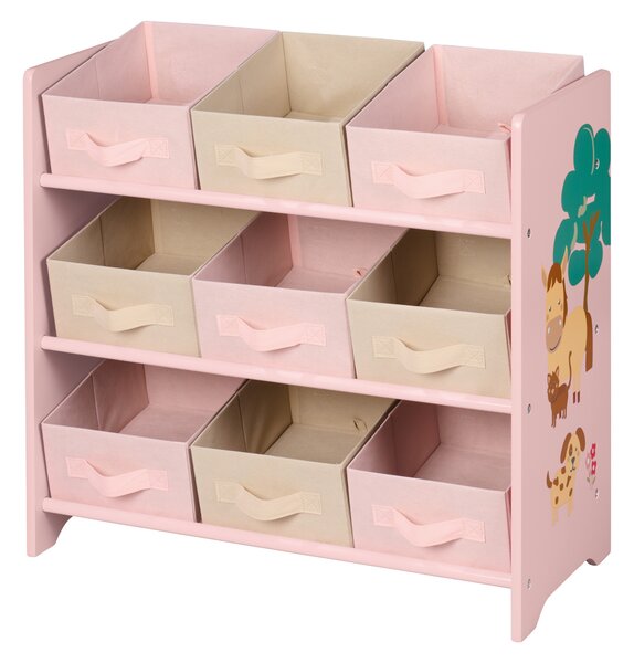 Livarno® Regál do dětského pokoje, 65 x 62 x 30 cm (světle růžová) (100399312002)