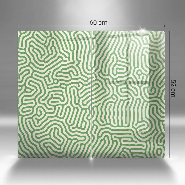 Skleněná krájecí deska Abstraktní linie