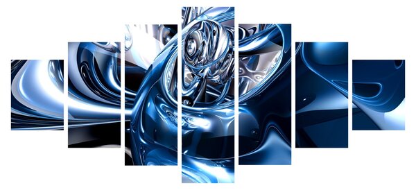 Obraz abstrake - kruhy (210x100 cm)