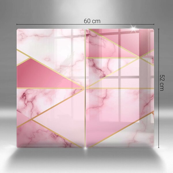 Skleněná krájecí deska Geometrický mramor