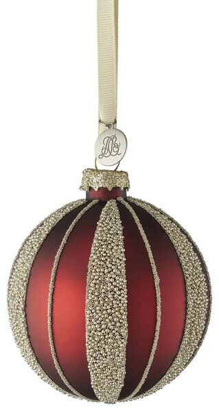 Lene Bjerre Skleněná ozdoba Missa - Dark Red LB319