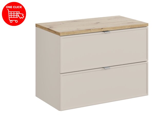 Comad Koupelnová skříňka pod deskové umyvadlo SET-BC B Artisan 80 kašmír/dub artisan